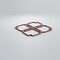 Ekena Millwork Small Englewood Decorative Fretwork Wood Wall Panels, Wood (Paint Grde), 11 3/8"W x 11 3/8"H x 3/8"T WALW12X12X0375EWDMF - alternate 3